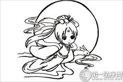 中秋节图片大全简笔画欣赏4
