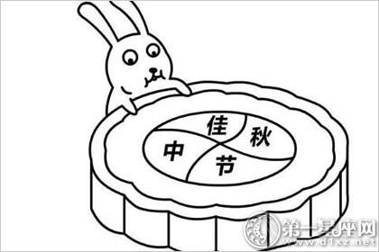 中秋节图片大全简笔画欣赏7