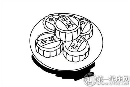 中秋节图片大全简笔画欣赏6