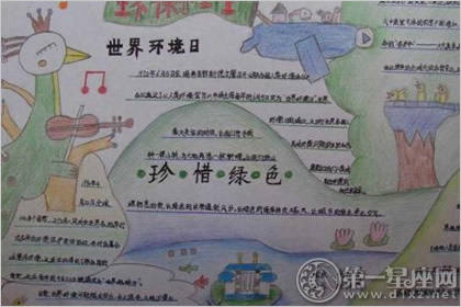 世界环境日手抄报