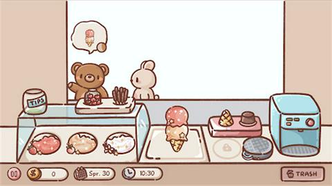 狗狗冰淇淋餐车图1